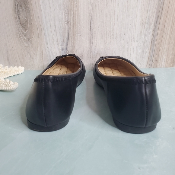 NEW Black Silver Medallion Flats - Picture 4 of 5